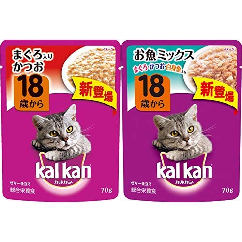 Amazon | 【セット買い】カルカン キャットフード パウチ 18歳から